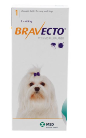 bravecto chewable tablets for dogs