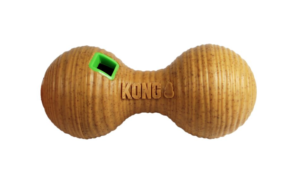 Kong Bamboo Feeder Dumbbell dog toy