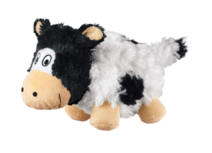 kong barnyard cruncheez cow toy