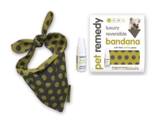 pet remedy luxury reversible bandana dog
