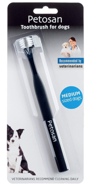 petosan toothbrush for dogs medium