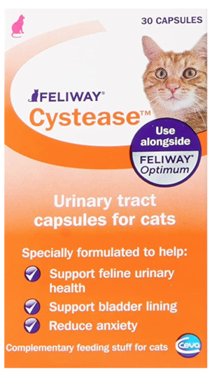 feliway cystease capsules for cats