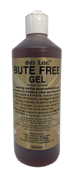 bute free gel for horses and dogs