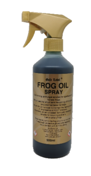frog oil spray for horses