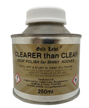 clearer than clear hoof varnish