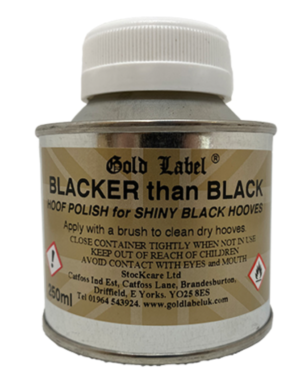 blacker than black hoof varnish
