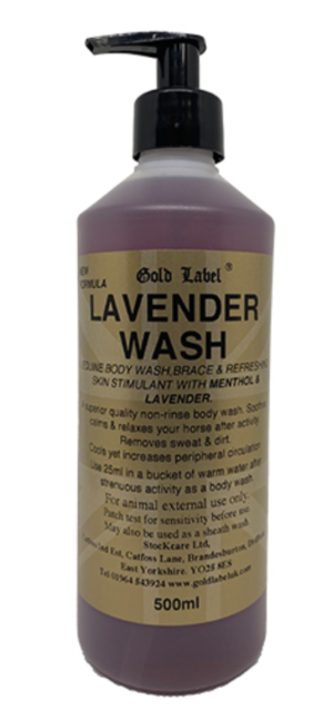 lavender wash shampoo horse