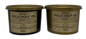 solid hoof oil for horses