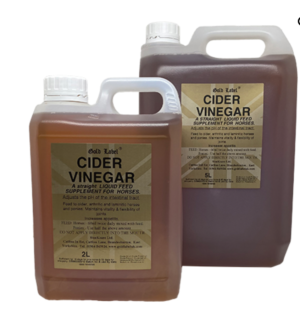 cider vinegar for horses