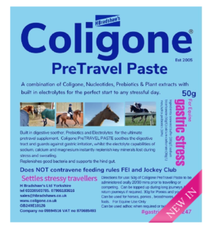 coligone pre travel paste for horses