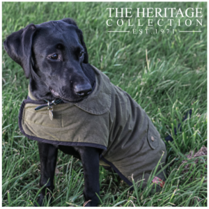 heritage collection wax coat for dogs
