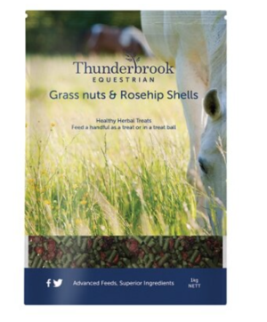 thunder brook minted meadow grass nuts and rosehip horse treats