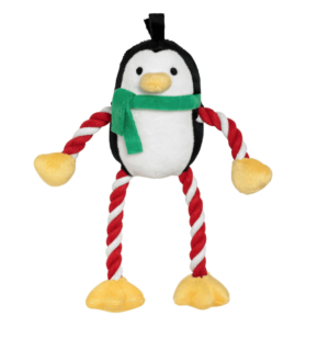 hug tug penguin dog toy