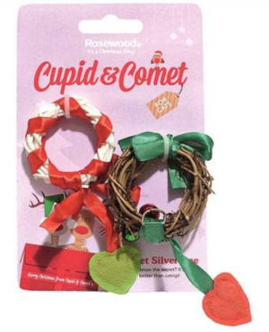 Christmas wreath cat toy