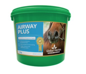global herbs airway plus powder for horses