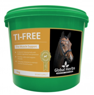 global herbs ti-free muscle supplement powder for horses