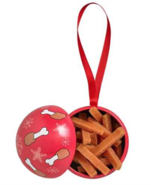 christmas bauble dog treats