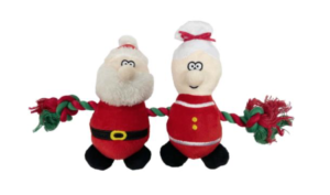 santa claus rope dog toy