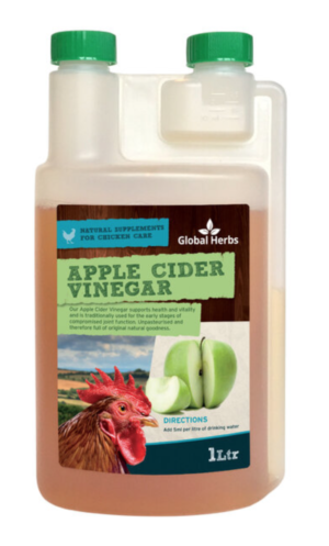 global herbs apple cider vinegar for chickens
