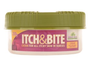 global herbs itch & bite cream for horses