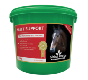 global herbs gut support supplement for horses