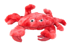 kong softseas crab dog toy