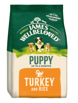 james wellbeloved turkey grain free dry food for puppies