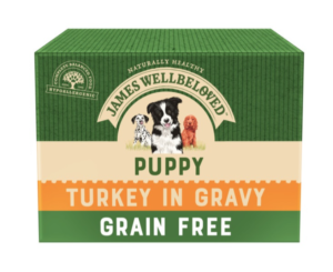 james wellbeloved turkey grain free puppy wet food pouches