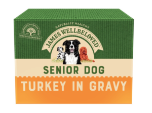 james wellbeloved turkey senior dog food pouches