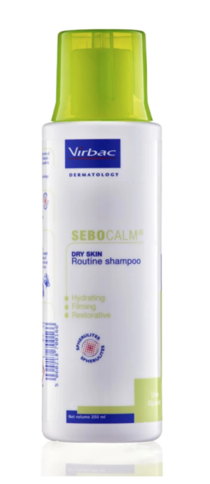 sebocalm spherulites dry skin shampoo for dogs and cats