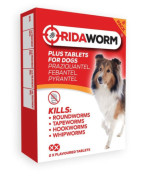 ridaworm dog wormer packaging