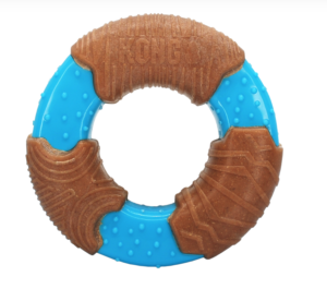 kong corestrength bamboo ring dog toy