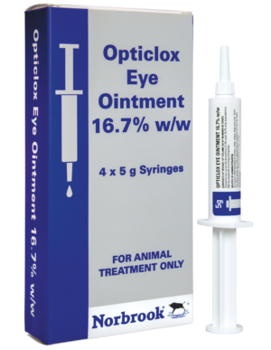 opticlox eye ointment for dogs, cats,horses,cattle and sheep