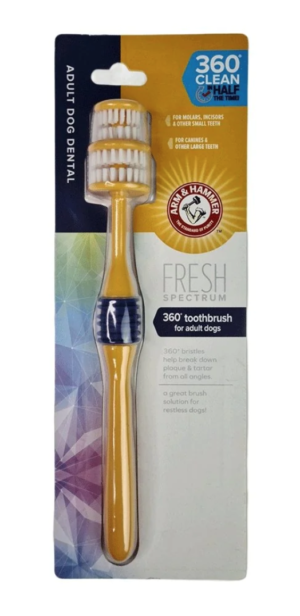 arm and hammer 360 toothbrush for dogs and puppies