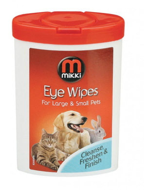 Nikki eye wipes for dogs cats horses rabbits guinea pigs