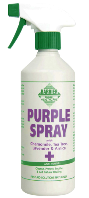 barrier purple spray for horses