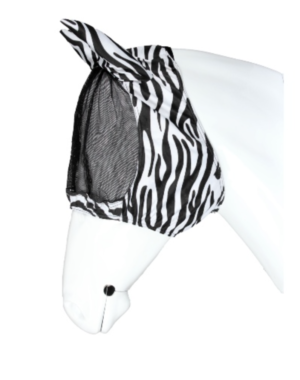 horka zebra design fly mask for horses