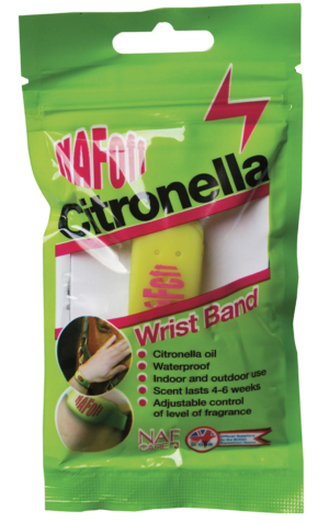 naf off citronella wrist band for riders