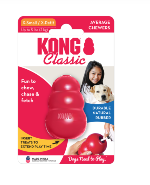 kong classic dog toy great for dogs that like to chew