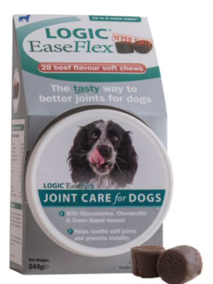 pack of logic ease flex joint supplement for dogs
