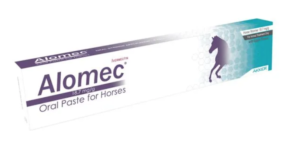 tube of alomec paste horse wormer