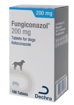 pack of fungicanizol tablets for dogs - used to treat ringworm