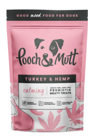pack of pooch & mutt calming meaty treats for dogs
