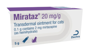tube of mirataz ointment for cats