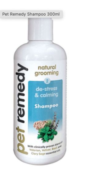pet remedy shampoo bottle