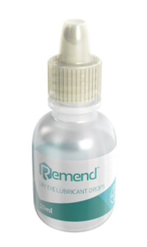10 ml bottle of remind dry eye lubricant drops for dogs