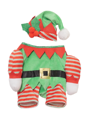 cute dog elf costume for christmas