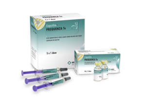 different pack sizes of equilis prequenza te vaccines for horses