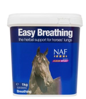 tub of naf easy breathing powder for horses