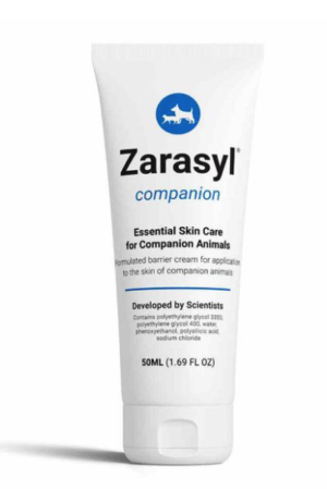 tube of zarasyl companion barrier cream for pets